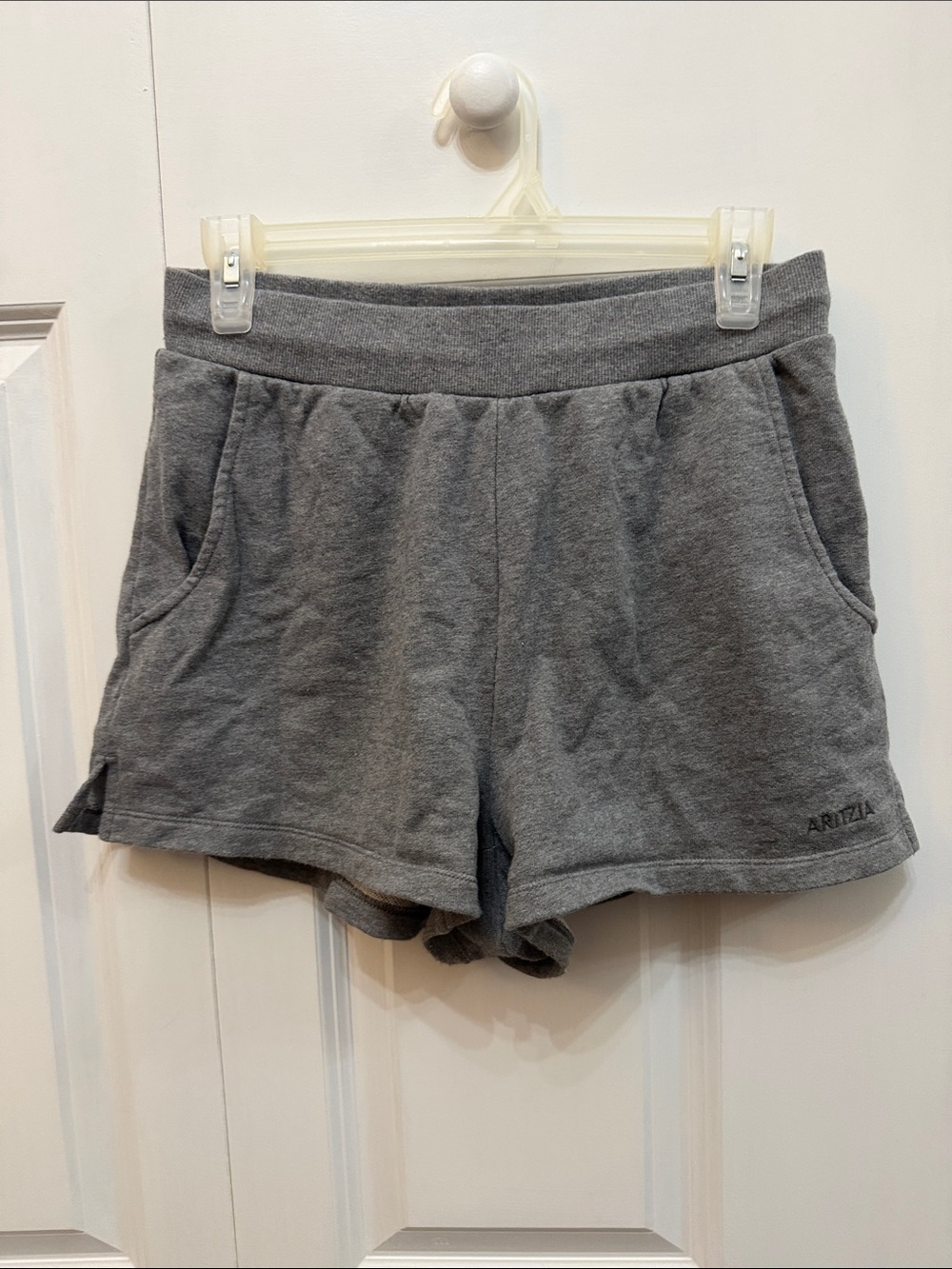 Aritzia Terryfleece Shorts Heather Dark Grey Size S